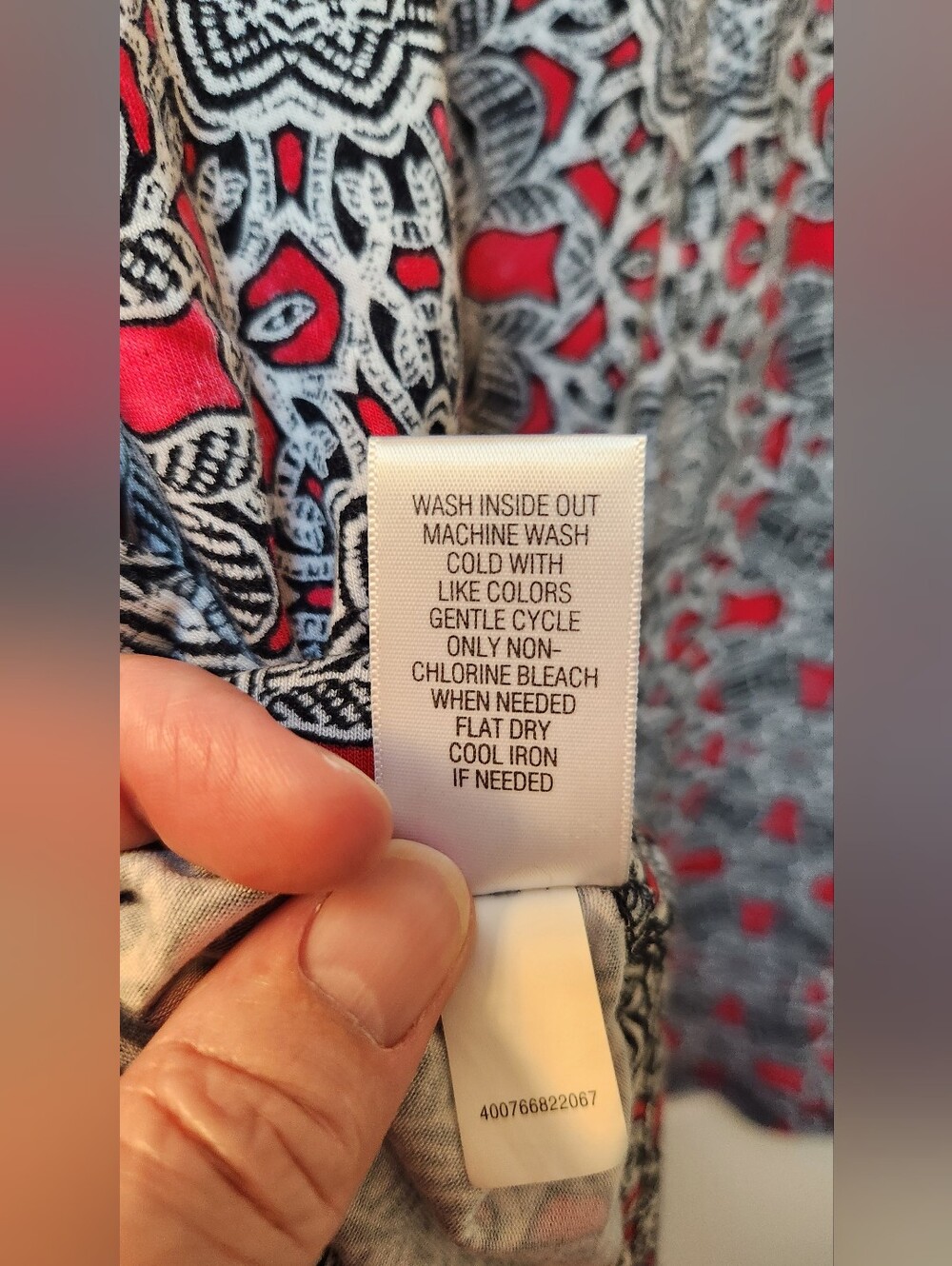 Dana Buchman Rayon Print Blouce Women - Medium - Picture 4 of 4